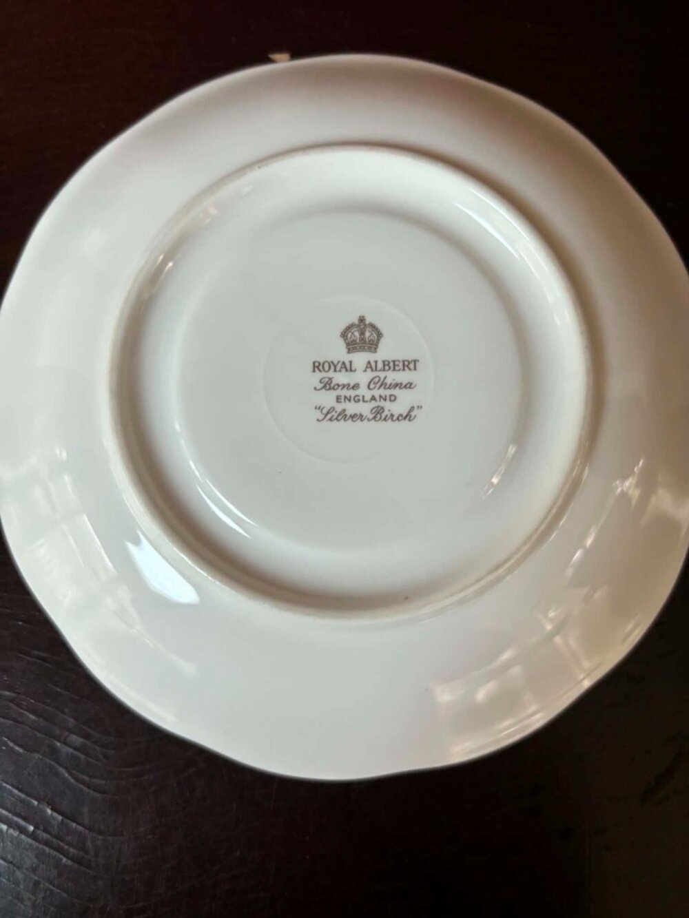Vintage Royal Albert "Silver Birch" Teacup & Saucer - Picture 5 of 6